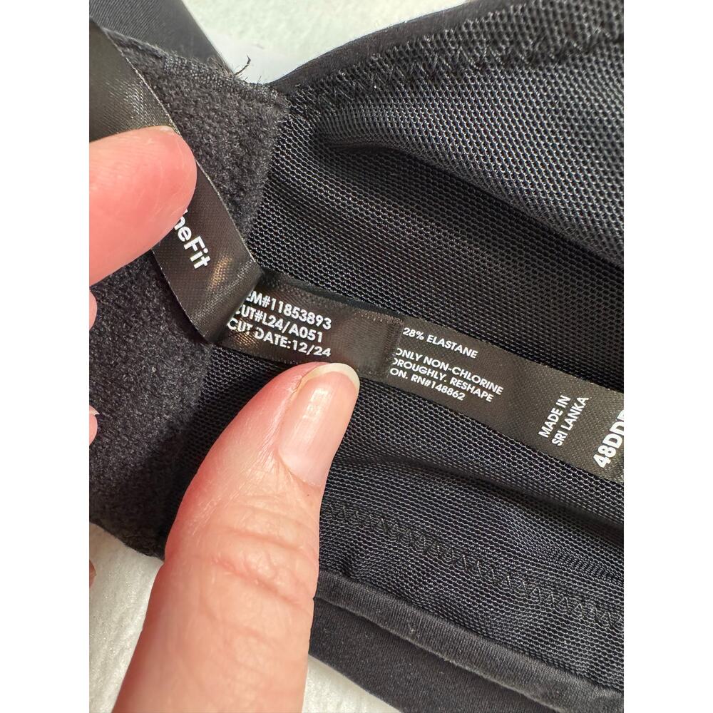 Torrid Wire-Free Lightly Lined Smooth Bra 11853893 Full Figured Plus 48DDD Black - Picture 10 of 13